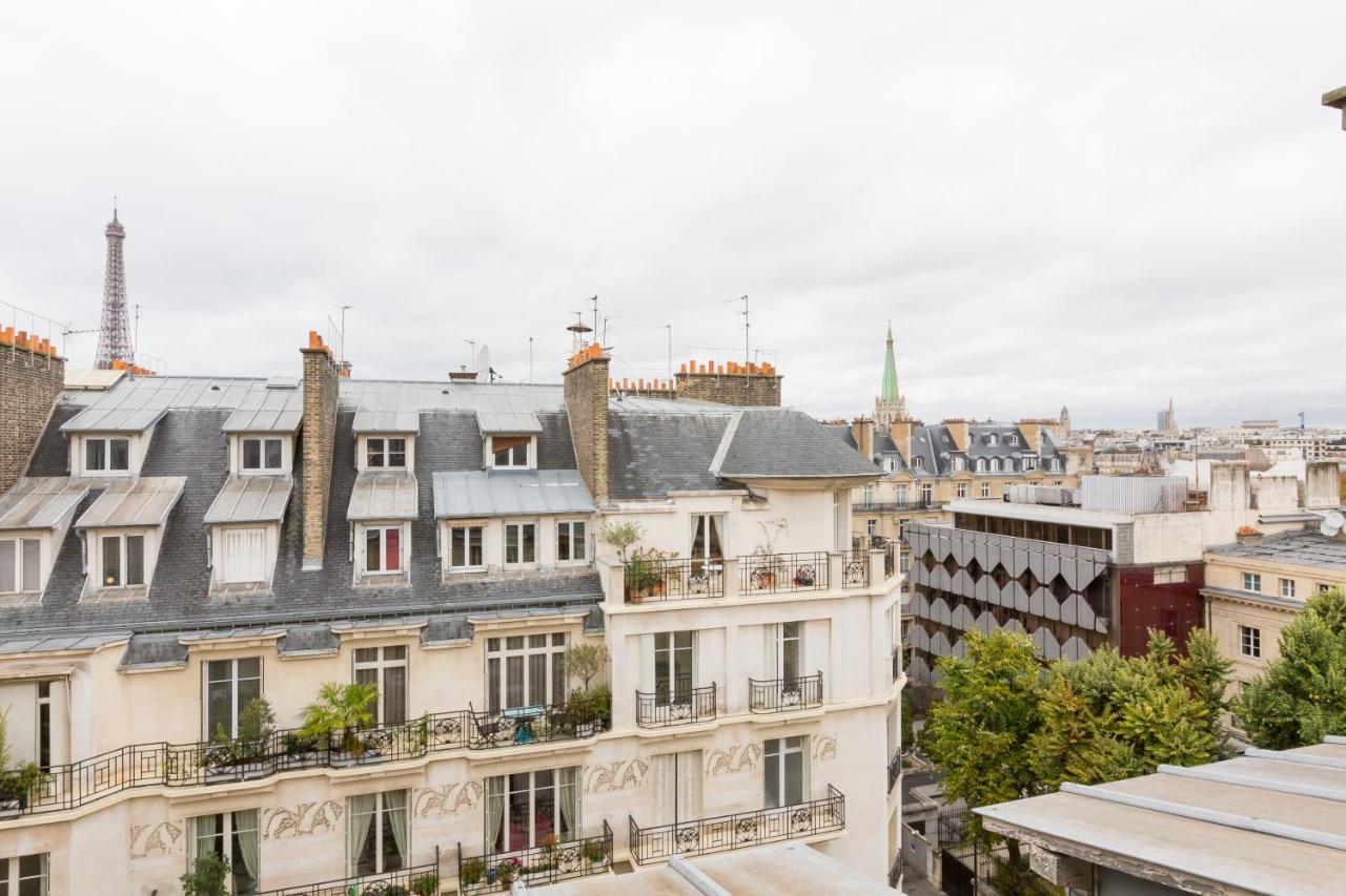 Apartamento Veeve - Views To The Eighth París Exterior foto
